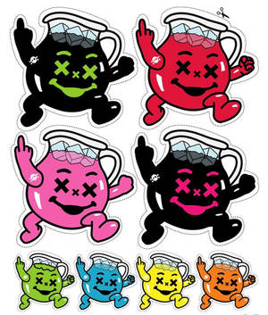 Обои Kool Aid Man в разных цветах — Tecno Phantom V Fold2 Обои