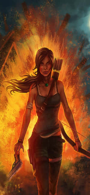 Iphone Xs Max Rise Of The Tomb Raider Background — iPhone X Обои