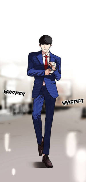 Обои Lookism Даниэль Пак в костюме — iPhone 12 Pro Обои