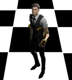 Midas Fortnite черно-белый обои — Motorola Razr Fold Обои
