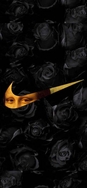 Обои Mona Lisa X Nike Phone. — iPhone 14 Pro Обои