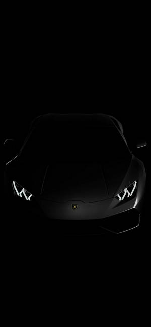 Черное Apple iPhone изображение автомобиля Mustang — Samsung S23 Ultra Обои