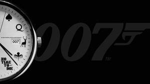 Обои No Time To Die 007 в чёрном — iMac Обои
