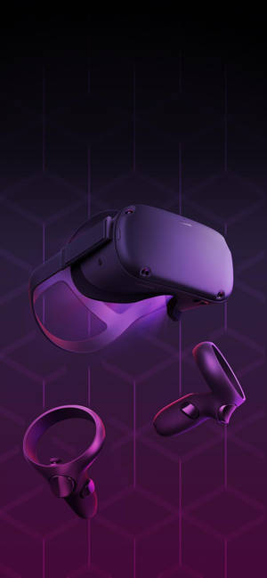 Обои с фиолетовым абстрактным искусством Oculus Quest 2 — iPhone 14 Pro Обои