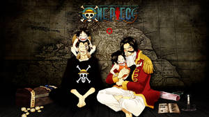 One Piece: Дракон и Роджер на рабочем столе — Гифка для рабочего стола Обои