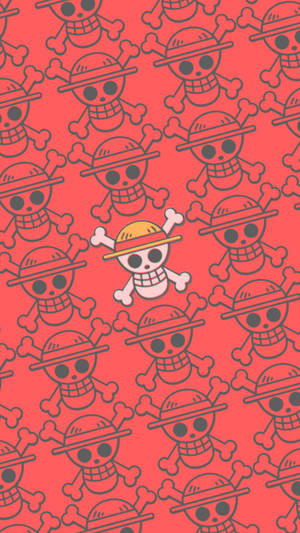One Piece Телефон Коллаж Веселый Роджер — One piece Обои