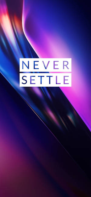 Обои Oneplus Violet Never Settle — iPhone 16e Обои