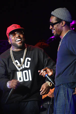 Outkast Big Boi и Andrei 3000 радостное выступление на сцене — Huawei MatePad Air (2026) Обои