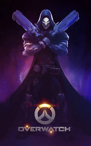 Overwatch: телефон, два пистолета — Infinix Xpad 30 Pro Обои
