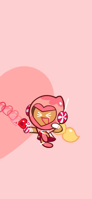 Pink Choco Cookie Run обои — iPhone 13 Pro Max Обои