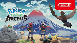 Обои Pokémon Legends Arceus Nintendo — Покемон меч и щит Обои
