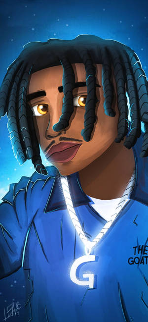 Polo G Cartoon Chain — Galaxy S26 Обои