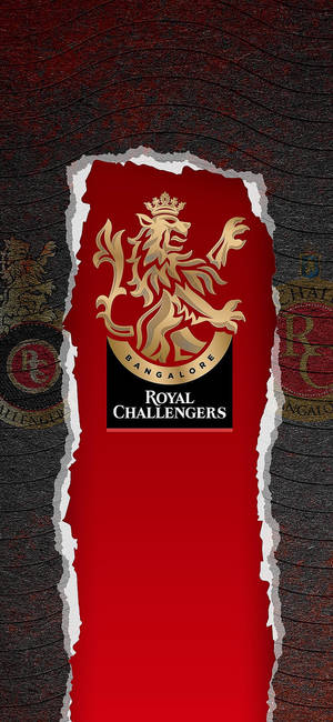 Обои с рваным логотипом Royal Challengers Bangalore — Pixel 11 Pro Обои