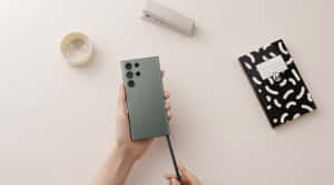 Samsung S23 Ultra элегантная организация рабочего стола