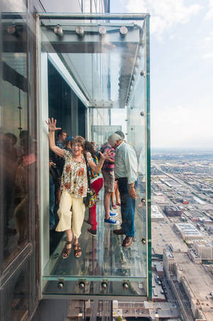 Skydeck Chicago Willis Tower — Xiaomi Pad 7S Pro 12.5 Обои