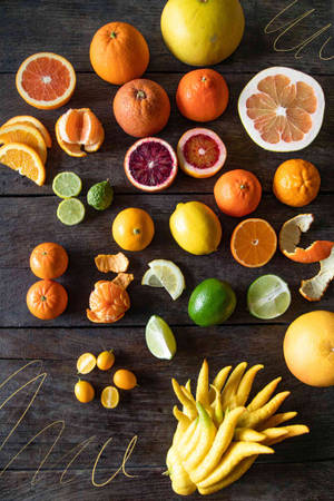 Tangelo Fruits Display — Huawei MatePad Air (2025) Обои