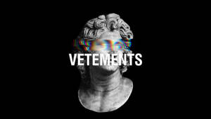 Обои с классической скульптурой Vetements — AMOLED Обои