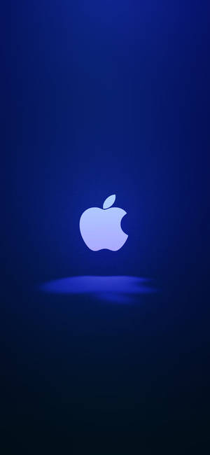 White Lit Apple Logo Iphone — Galaxy S26 Ultra Обои