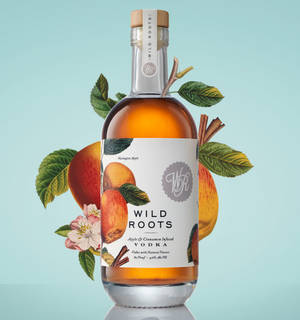 Wild Roots малиновая настойка водка синий фон — Galaxy Z Flip7 FE Обои