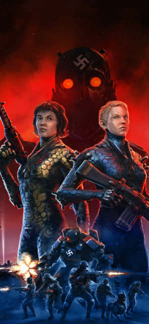 Фон Wolfenstein II для iPhone Xs — Samsung S23 Обои