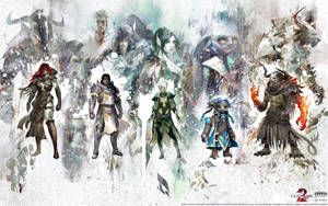 Абстрактное искусство Guild Wars 2