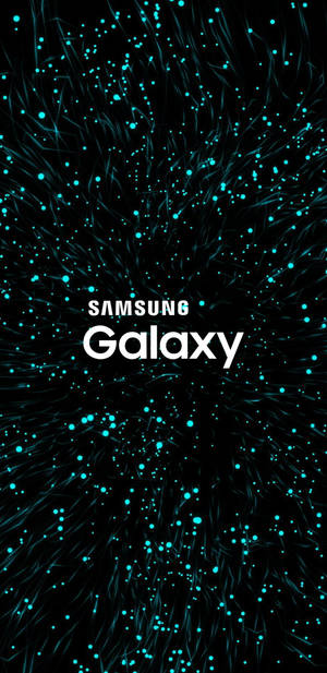Абстрактные бирюзовые огни Samsung Galaxy — Галактика телефон Обои