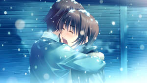 Обои аниме объятия White Album 2