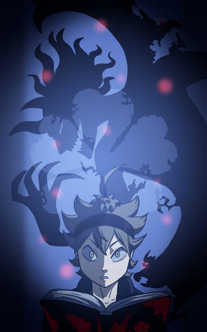 Обои Льебе Black Clover анимированный Аста — Galaxy Tab S9 FE Обои