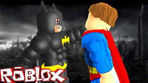 Постер Roblox Бэтмен и Супермен
