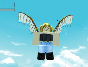 Потрясающие обои 3D-аватара онлайн-игры Roblox.
