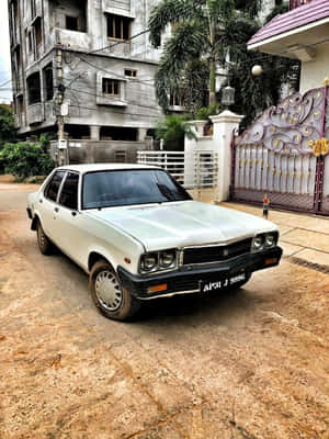 Винтажный автомобиль Ambassador от Hindustan Motors — HMD Terra M Обои