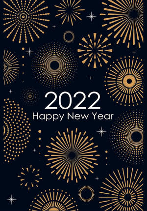 С новым годом 2022 фейерверк обои — True Black Обои