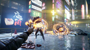 Обои с геймплеем Ghostwire Tokyo