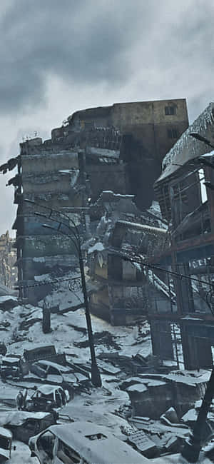 Фон iPhone X Metro Exodus — 19.5:9 Обои