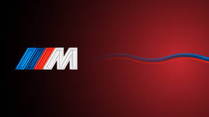 Градиентный красный логотип BMW M — Bmw Обои