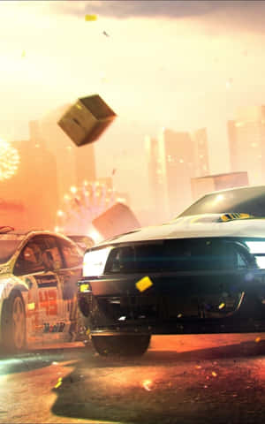 Фон iPhone X Dirt Showdown — Pixel Tablet Обои