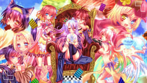 Фон No Game No Life — 游戏人生 Обои