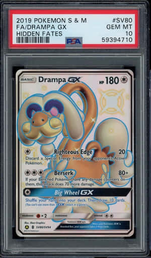 Дрампа в капсуле — карта Pokémon TCG — Покемон Телефон Обои