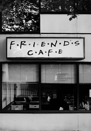 Обои с вывеской кафе Friends — OnePlus Pad 3 Pro Обои