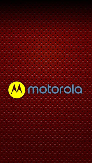 Желтый Motorola на бордовом — Motorola Обои