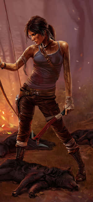 Iphone Xs Max Rise Of The Tomb Raider Background — iPhone 14 Обои