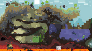 Обои Minecraft жизнь под землёй под водой