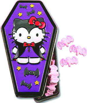 Обои Hello Kitty Хэллоуин гроб — Hello Kitty Хэллоуин Обои