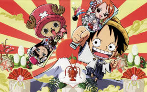 Обои с забавным артом по аниме One Piece — Смешное аниме Обои