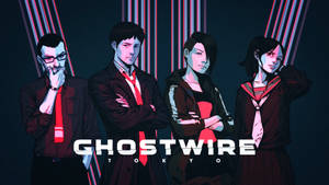 Обои с врагами-людьми Ghostwire Tokyo