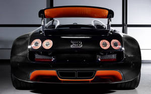 Обои с задней частью Bugatti Veyron