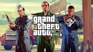 1080P GTA 5 Ограбление — GTA Обои