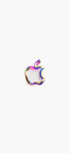Золотой логотип Apple iPhone — iPhone 15 Обои