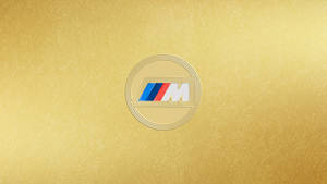 Золотой логотип BMW M — Bmw Обои
