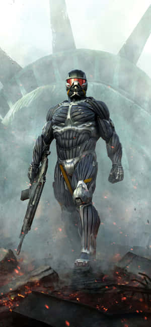 Фон iPhone X Crysis 3 — Xiaomi 15T Обои